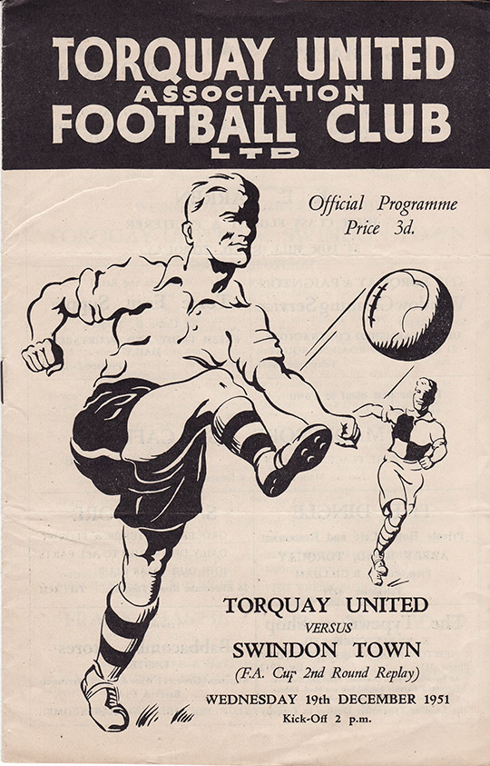 <b>Wednesday, December 19, 1951</b><br />vs. Torquay United (Away)